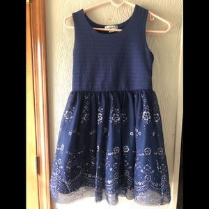 Navy blue dress